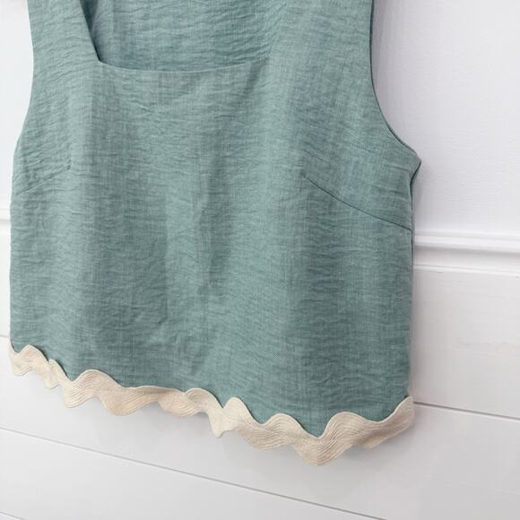 Women’s Entro Sage Ric Rac Short Set Size Small S - Picture 4 of 10